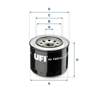 Фильтр масляный UFI 23.165.00