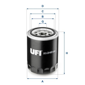 Фильтр масляный UFI 23.240.00