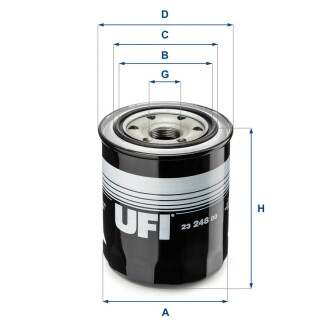 Фильтр масляный UFI 23.248.00