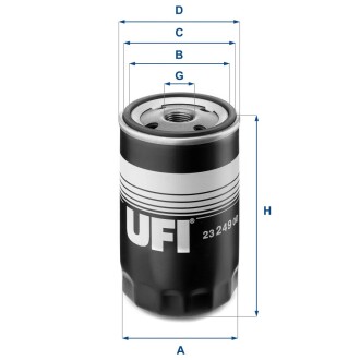 Фильтр масляный UFI 23.249.00