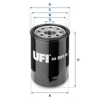 Фільтр масляний UFI 23.251.00