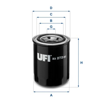 Фiльтр оливний (СПЕЦВИКУП) UFI 2327200