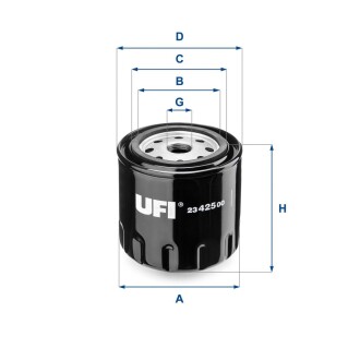 Фiльтр оливний vw 1,9 (СПЕЦВИКУП) UFI 2342500