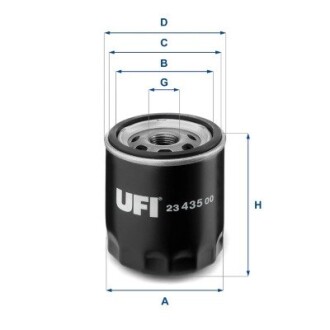 Фильтр масляный UFI 23.435.00