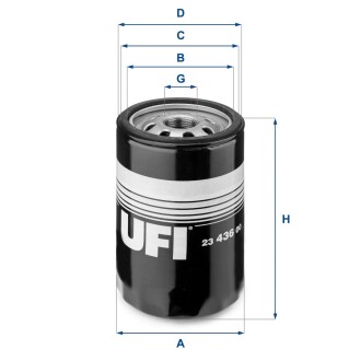 Фільтр масляний UFI 23.436.00