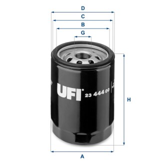 Фильтр масляный UFI 23.444.00