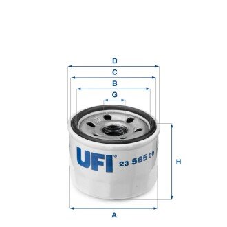 Фільтр масляний UFI 23.565.00