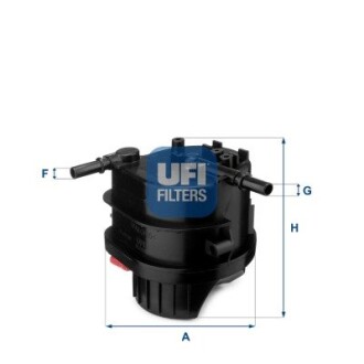 Фильтр топливный PSA 1.4 HDI 02-, FORD 1.4 TDCI 02-(OE) (выр-во) UFI 24.015.00