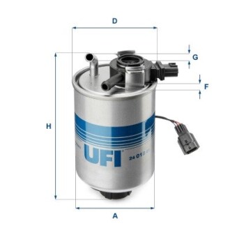 Фільтр паливний UFI 24.018.01