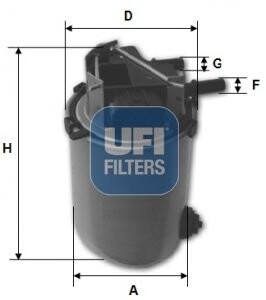 Фільтр паливний UFI 24.095.00