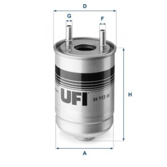 Фільтр паливний UFI 24.113.00