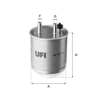 Фільтр паливний UFI 24.117.00