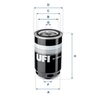 Фильтр топливный UFI 24.122.00