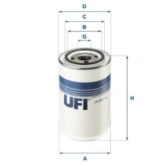 Паливний фільтр UFI 24.341.00