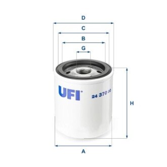 Фильтр топливный (СПЕЦВЫКУП) UFI 2437000