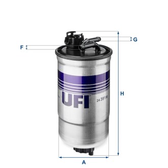 Фільтр паливний UFI 24.391.00