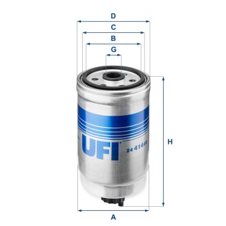 Фильтр топливный VAG 1.9 TDI 98-08 (OE) (выр-во) UFI 24.414.00