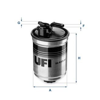 Фiльтр паливний (СПЕЦВИКУП) UFI 2441500