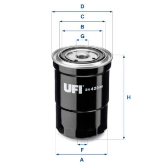 Топливный фильтр UFI 24.423.00