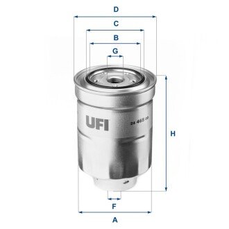 Фільтр паливний UFI 24.465.00