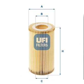 Фильтр масляный MB C (W202/203) 97-, E (W210/211) 97- (выр-во) UFI 25.002.00