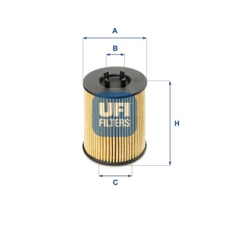 Фільтр масляний UFI 25.017.00