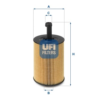 Фільтр масляний UFI 25.023.00