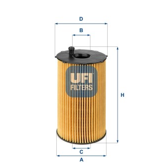 Фiльтр оливний (СПЕЦВИКУП) UFI 2506600