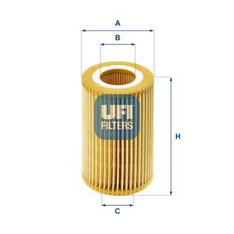 Фільтр масляний UFI 2507400