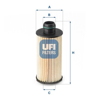 Масляний фiльтр UFI 25.160.00