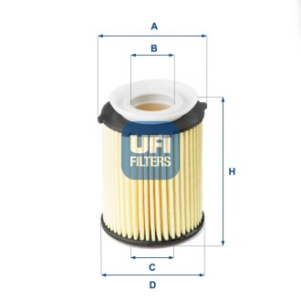 Фильтр масляный UFI 25.178.00