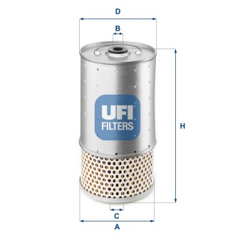 Фільтр масляний MB 124, 202 UFI 25.528.00