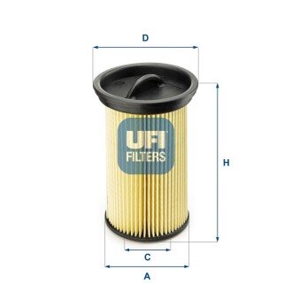 Фільтр паливний (СПЕЦВИКУП) UFI 2600500