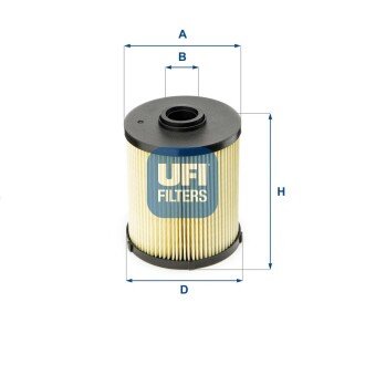 Паливний фільтр UFI 26.006.00