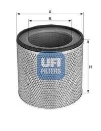 Фильтр воздушный JCB d(mm)=174-108 h(mm)=229 (СПЕЦВЫКУП) UFI 2702600