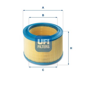 Фільтр повітряний (СПЕЦВИКУП) UFI 2723900