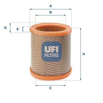 Повітряний фільтр UFI 27.258.00