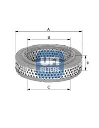 Фільтр повітряний opel kadett 1.0-1.3 --85, vw golf 1.1-1.3 --83, polo 0.9-1.3 --86 (СПЕЦВИКУП) UFI 2773400