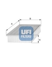 Фільтр повітряний Mazda 323 /626 (СПЕЦВИКУП) UFI 3001300