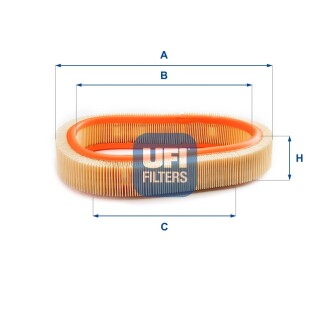 Фільтр повітряний opel, 1,3-1,7, 81-92 (СПЕЦВИКУП) UFI 3080600