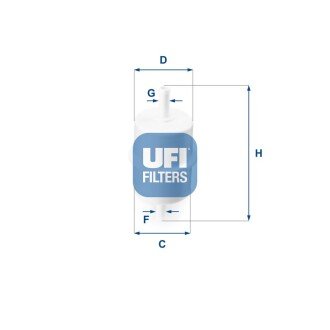 Паливний фільтр UFI 31.010.00