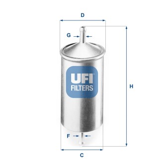 Фільтр паливний (СПЕЦВИКУП) UFI 3150100