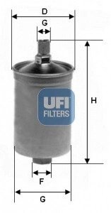 Паливний фільтр UFI 31.503.00