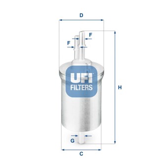 Фильтр топливный VAG 1.6-2.0 FSI, TFSI 04-(OE) (выр-во) UFI 31.840.00