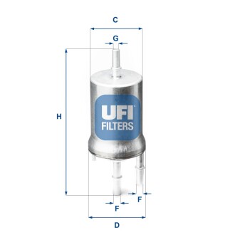 Фильтр топливный VAG 1.2 TDI CR, Bluemotion 09-12 (OE) (выр-во) UFI 31.845.00