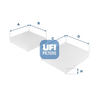 Фильтр салона Citroen C3/C4 Cactus/DS3/Peugeot 2008/207/208 (СПЕЦВЫКУП) UFI 5314300