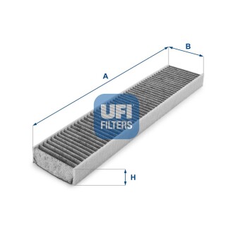 Фильтр салона угольный UFI 54.119.00