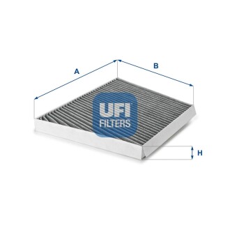 Фильтр салона угольный UFI 54.133.00