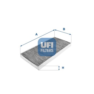 Фільтр салону вугільний UFI 54.146.00 (фото 1)