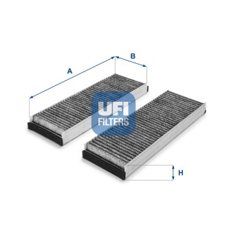 Фільтр салону вугільний UFI 54.153.00